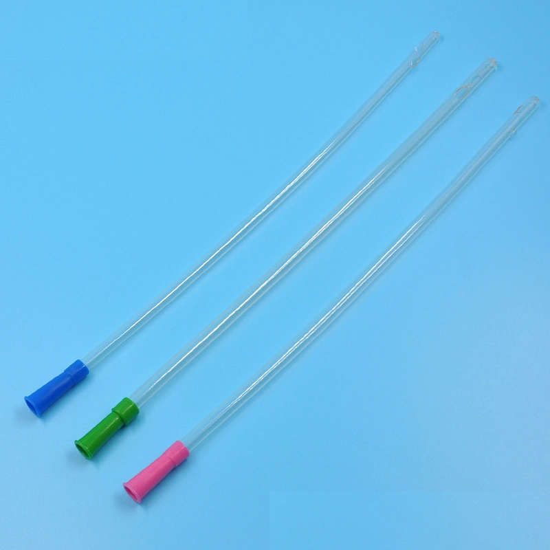 CE Certificated China Cheaper Price PVC (DEHP-FREE) Medical Sterile Disposable Suction Catheters Nelaton Stomach Tubes Rectal Feeding Tubes