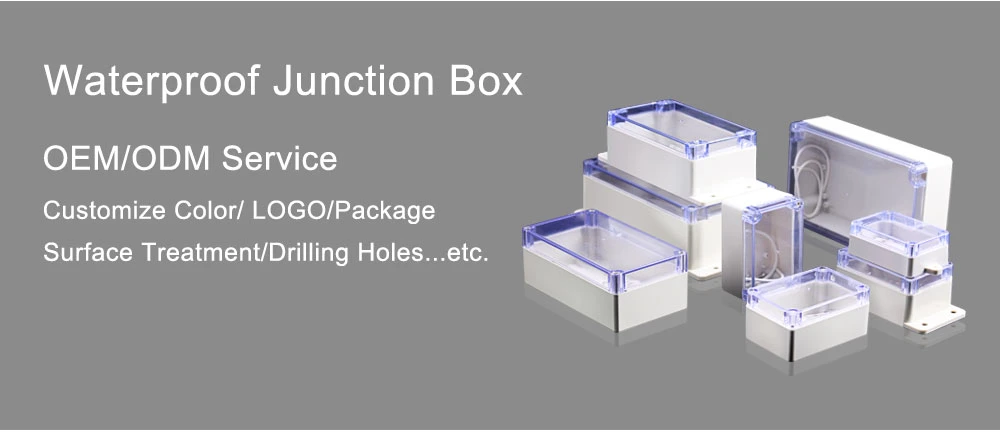 Factory Custom IP65 ABS Plastic Waterproof Junction Box