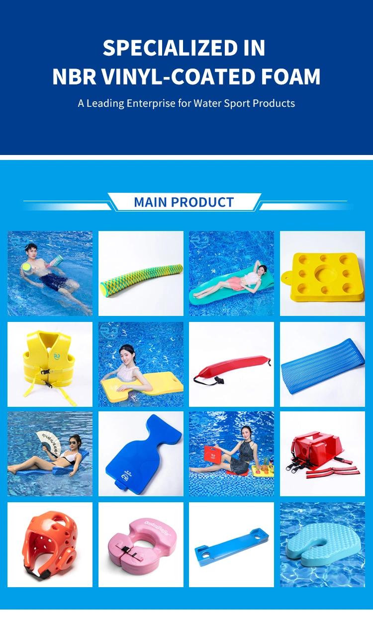 Dipped Foam NBR PVC Vinyl Coated Closed Cell Foam Water Rescue Tube NBR Lifeguard Floating Water Rescue Tube