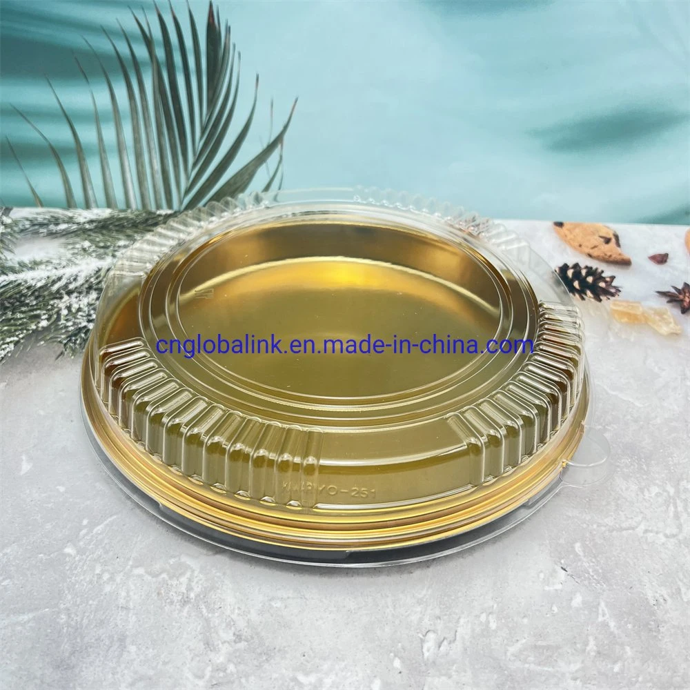 PS OPS Disposable High Quality Plastic Takeaway Container Sushi Tray with Anti-Fog Lid