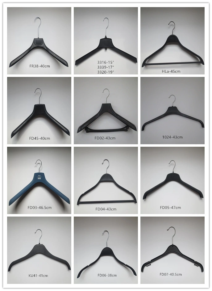 Vics Cg484 Black Plastic Walmart Slip Dress/Suit /Skirt Clothes Hangers